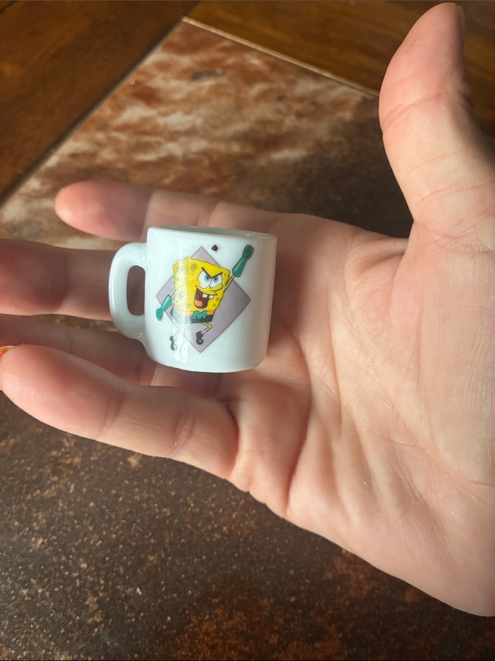 2002 Viacom SpongeBob mini mug